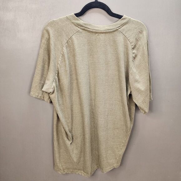 Ariat Rebar Men's T-Shirt Cotton Strong Short Sleeve Pocket Large Green Workwear - Picture 5 of 6